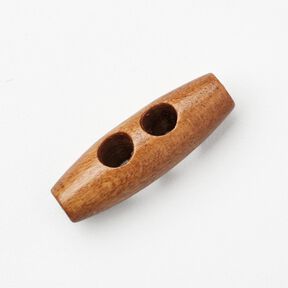 Dřevěný přepínací knoflík [30 mm] – karamelová, 