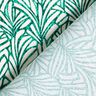 Povrstven&aacute; bavlna Abstraktn&iacute; palmov&eacute; listy &ndash; m&aacute;ta peprn&aacute;/slonov&aacute; kost,  thumbnail number 4