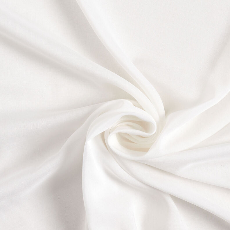 Lehká hladká batistová tkanina – bílá,  image number 1