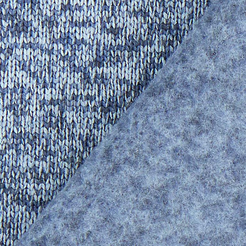 Pletený flís – modrá,  image number 3