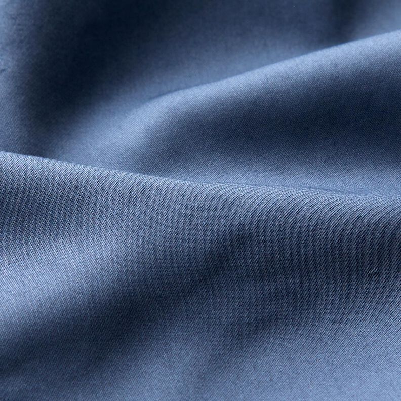 Bavlněný satén Jednobarevné provedení – džínově modrá,  image number 3