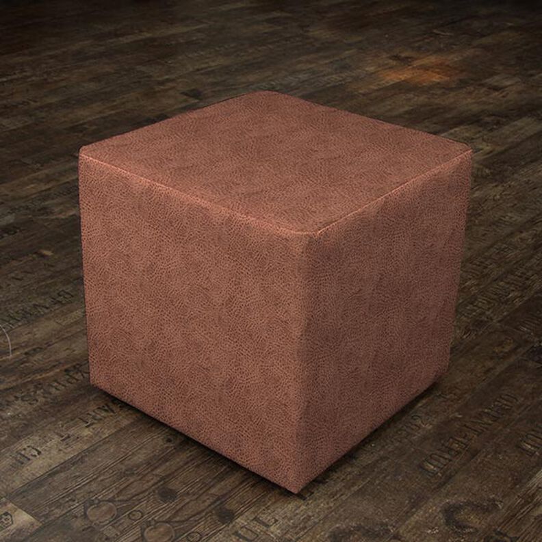 Čalounická látka Imitace kůže – středně hnědá,  image number 6