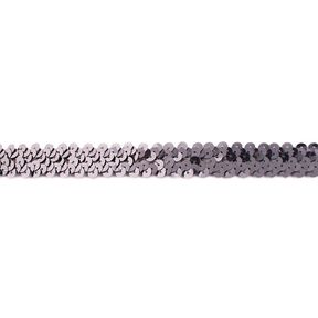 Elastický pajetkový prýmek [20 mm] – starostříbrná metalická, 