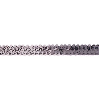 Elastický pajetkový prýmek [20 mm] – starostříbrná metalická, 