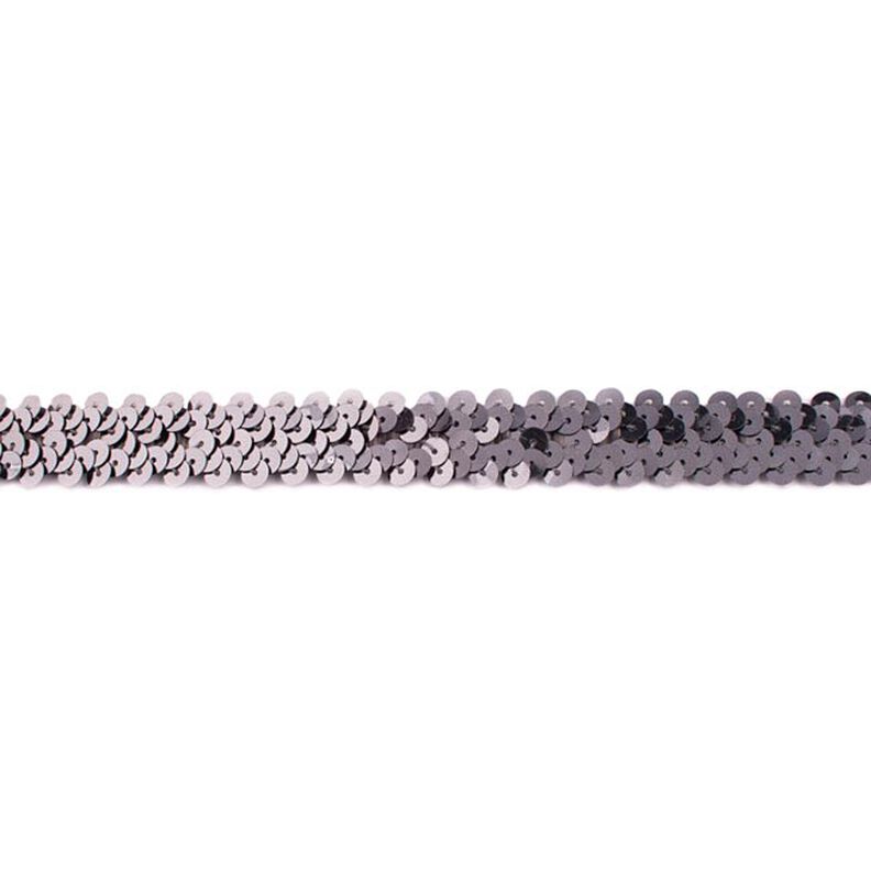Elastický pajetkový prýmek [20 mm] – starostříbrná metalická,  image number 1