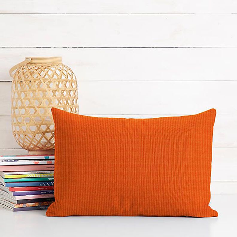Široký manšestr předepraný Jednobarevné provedení – oranžová,  image number 11