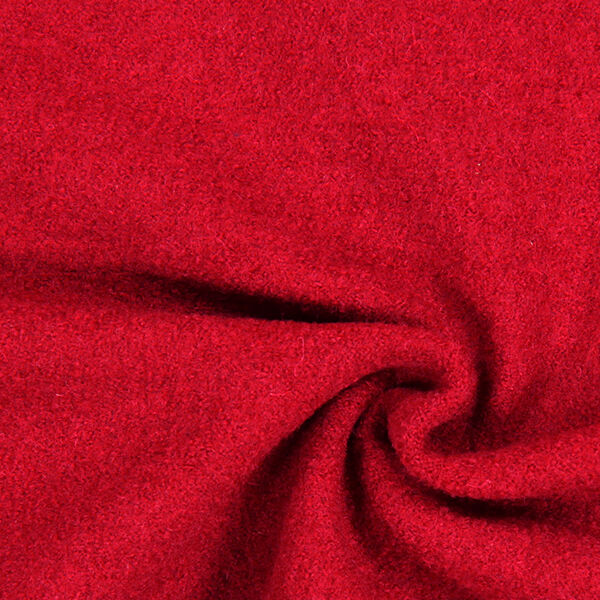 Valchovaný vlněný loden – karmínově červená,  image number 1