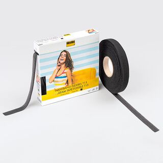 Lemovka flexibilní T 15 [15 mm] | Vlieseline – černá, 