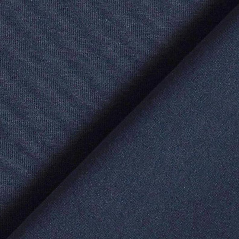 Bavlněný žerzej Medium jednobarevný – noční modrá,  image number 5