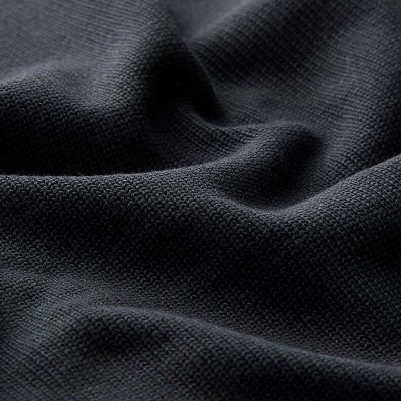 Bavlněná pletenina – černá,  image number 2