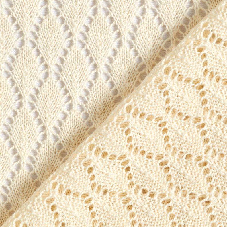 Pletenina Crochette – vlněná bílá, image number 5