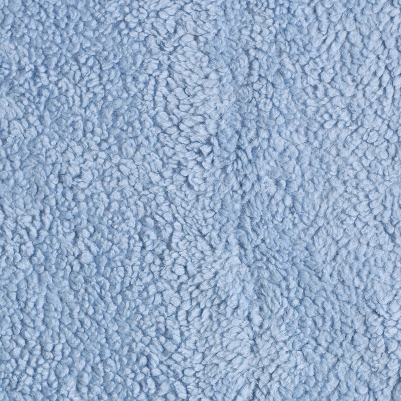 Materiál sherpa Směs s bavlnou Jednobarevné provedení – ocelová modr, image number 1