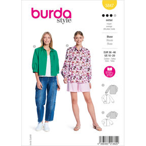 Halenka | Burda 5847 | 36-46, 