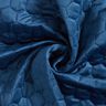 Čalounická látka prošívaný samet s plástvovým vzorem – namornicka modr,  thumbnail number 3