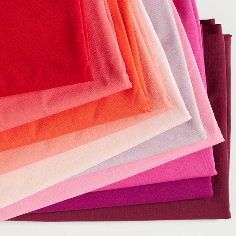 Bavlněný žerzej Medium jednobarevný – pink,  image number 5