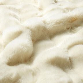 Uměl&aacute; kože&scaron;ina Dlouh&eacute; vlasy &ndash; vlněn&aacute; b&iacute;l&aacute;, 