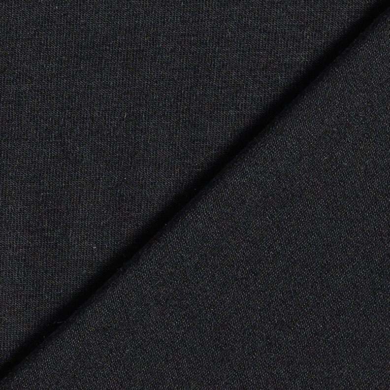 Tencel Modalový žerzej – černá,  image number 3