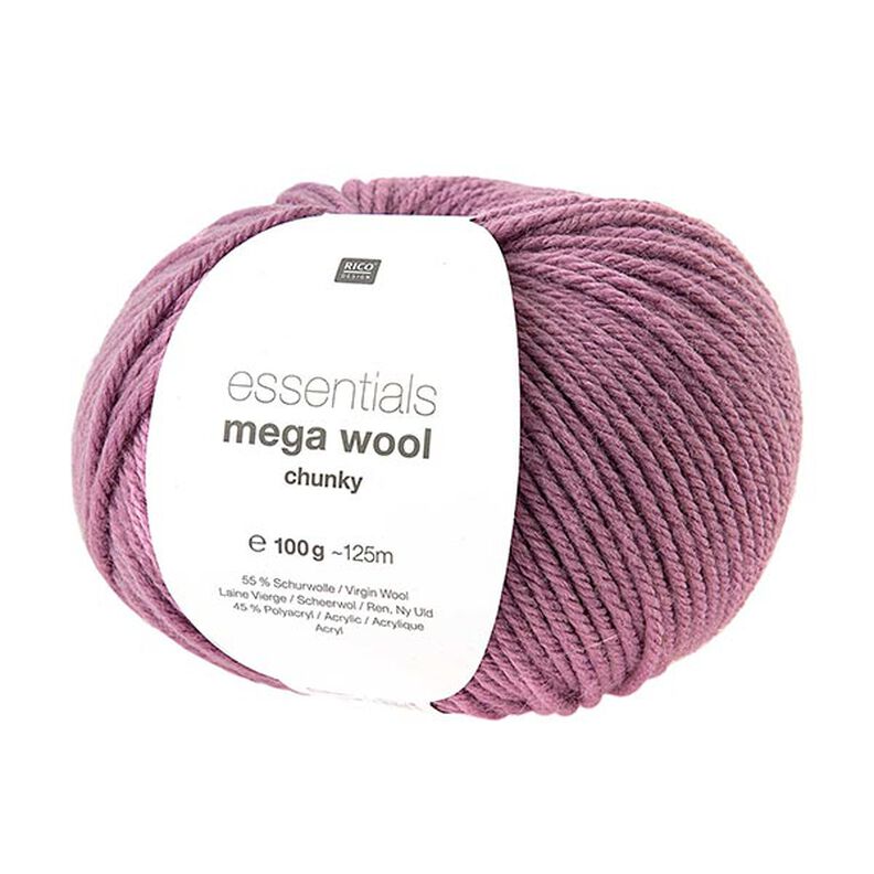Essentials Mega Wool chunky | Rico Design – šeříková,  image number 1