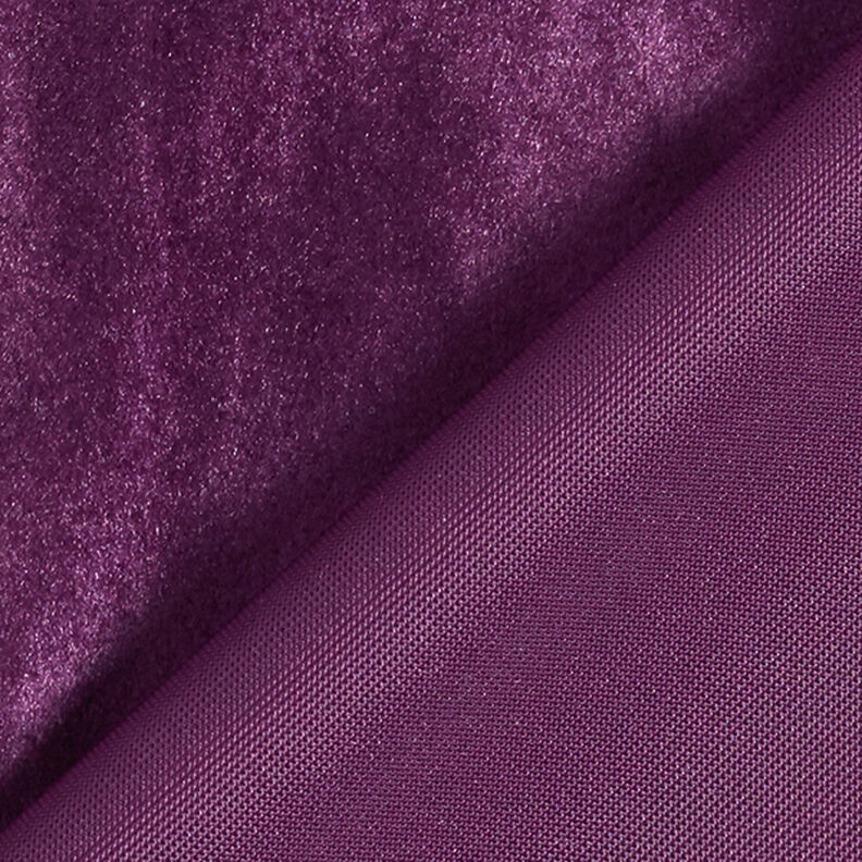 Dekorační látka sametová – světle fialova,  image number 3