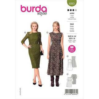 Šaty, Burda 6083 | 34-44, 