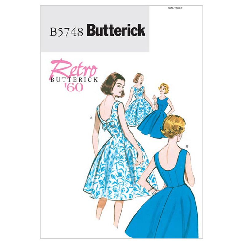 Vintage šaty, Butterick 5748|34 - 40|42 - 48,  image number 1