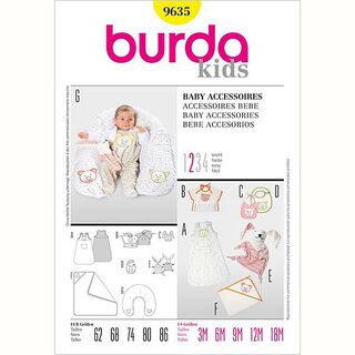 Dětské doplňky, Burda 9635, 