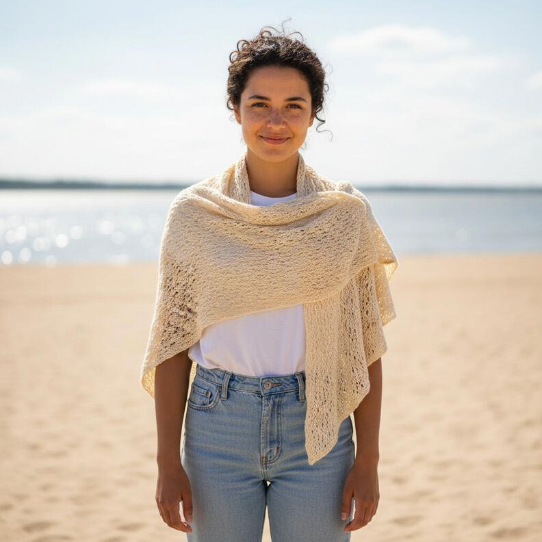 Pletenina s vlnkov&yacute;m vzorem &ndash; kr&eacute;mov&aacute;,  image number 5