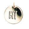 Přívěsek BFF [Ø17 mm] | Rico Design – zlatá kovový,  thumbnail number 1