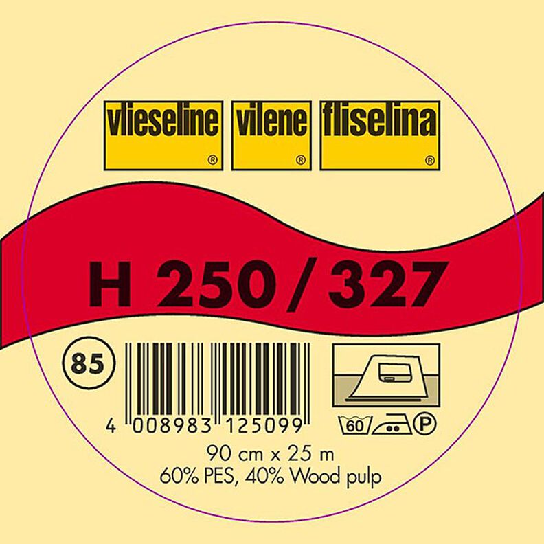 H 250 Nažehlovací vložka | Vlieseline – antracitová,  image number 2