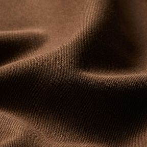 Gabardén pružný v obou směrech – tmavě hnědá, 