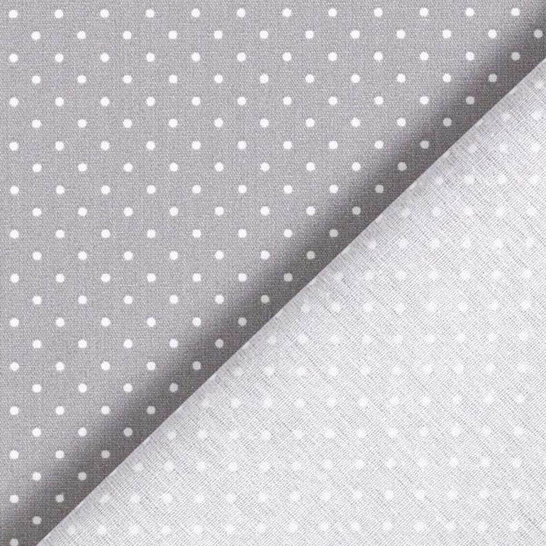 Bavlněný popelín Malé puntíky – šedá/bílá,  image number 6
