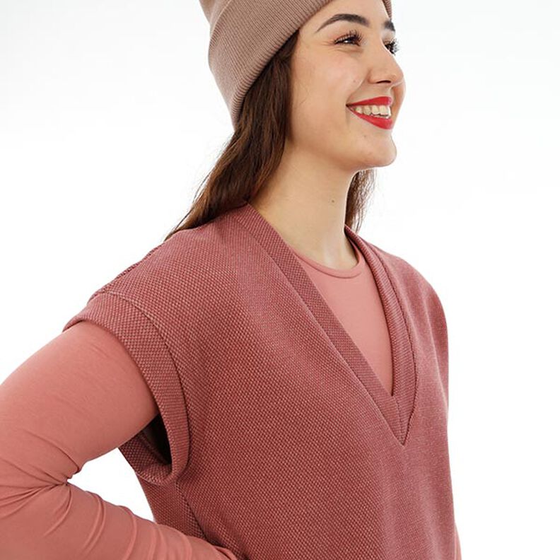 FRAU ULLI – krátká vesta s výstřihem do V, Studio Schnittreif | XS - XXL,  image number 5