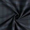 Látka na košile tartanová kostka – noční modrá/černá,  thumbnail number 3