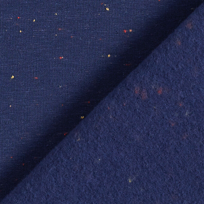 Hebká teplákovina barevné skvrny – namornicka modr,  image number 4