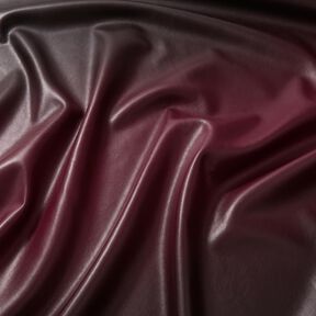 Koženka Barevný přechod | Katia Fabrics – černá/bordó, 