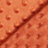 Hebký fleece vyražené puntíky – terracotta,  thumbnail number 4