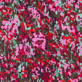 Lenzing Ecovero™ Colorful Garden Digitaldruck | Nerida Hansen – švestková/chili, 