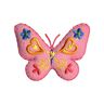 Aplikace Motýl [ 4,5 x 5,5 cm ] – růžová/žlutá,  thumbnail number 1