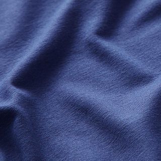Viskózový žerzej lehký – džínově modrá | Zbytek 90cm, 