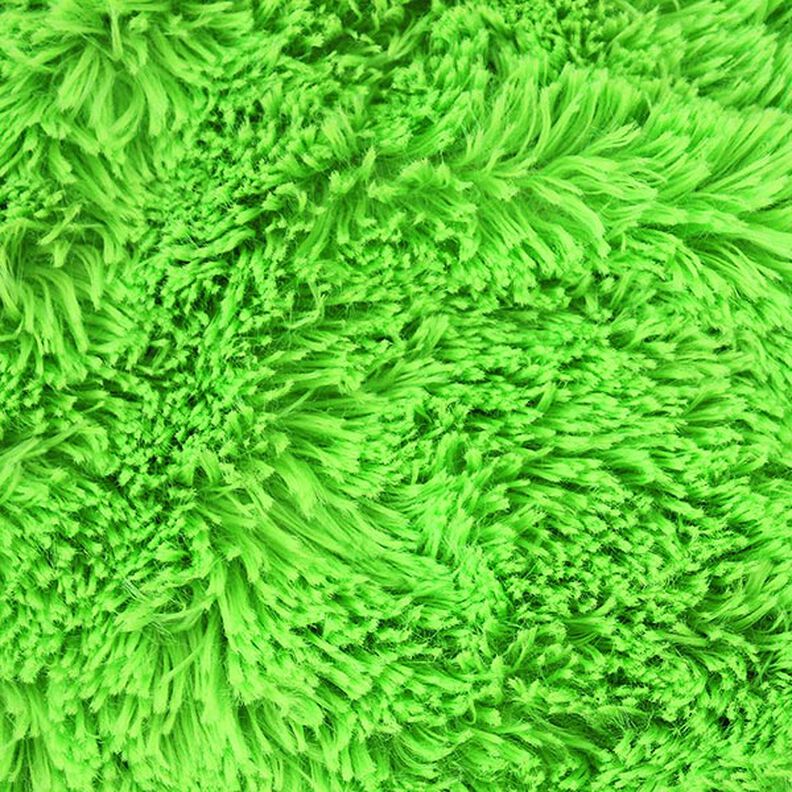 Střapatý plyš SHAGGY [1 M x 0,75 M | Vlas: 20 mm]  - neonová zelená | Kullaloo,  image number 2
