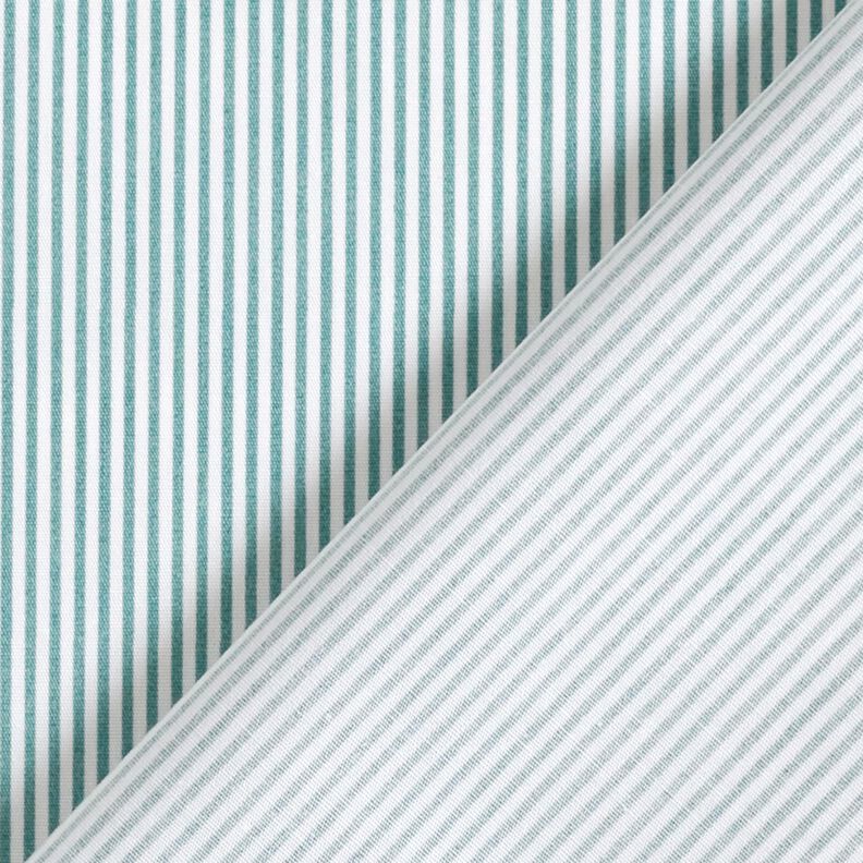 Bavlněný popelín Mini pruhy – perlově šedá/bílá,  image number 4