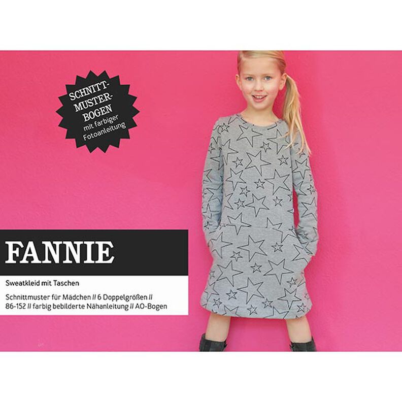 FANNIE – teplákové šaty s kapsami, Studio Schnittreif  | 86 - 152,  image number 1