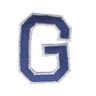 Aplikace písmeno G [ Výška: 4,6 cm ] – namornicka modr,  thumbnail number 1