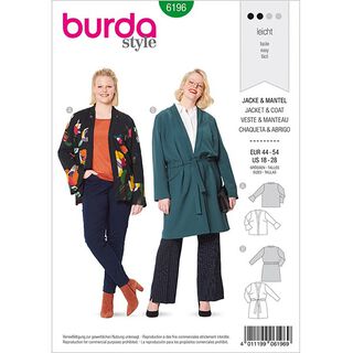 Bunda, Burda 6196 | 44-54, 