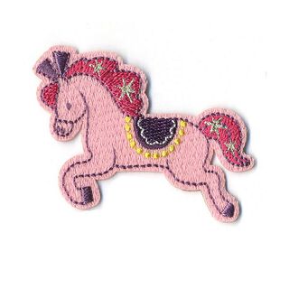 Aplikace Poník [ 4,5 x 6 cm ] – růžová/pink, 