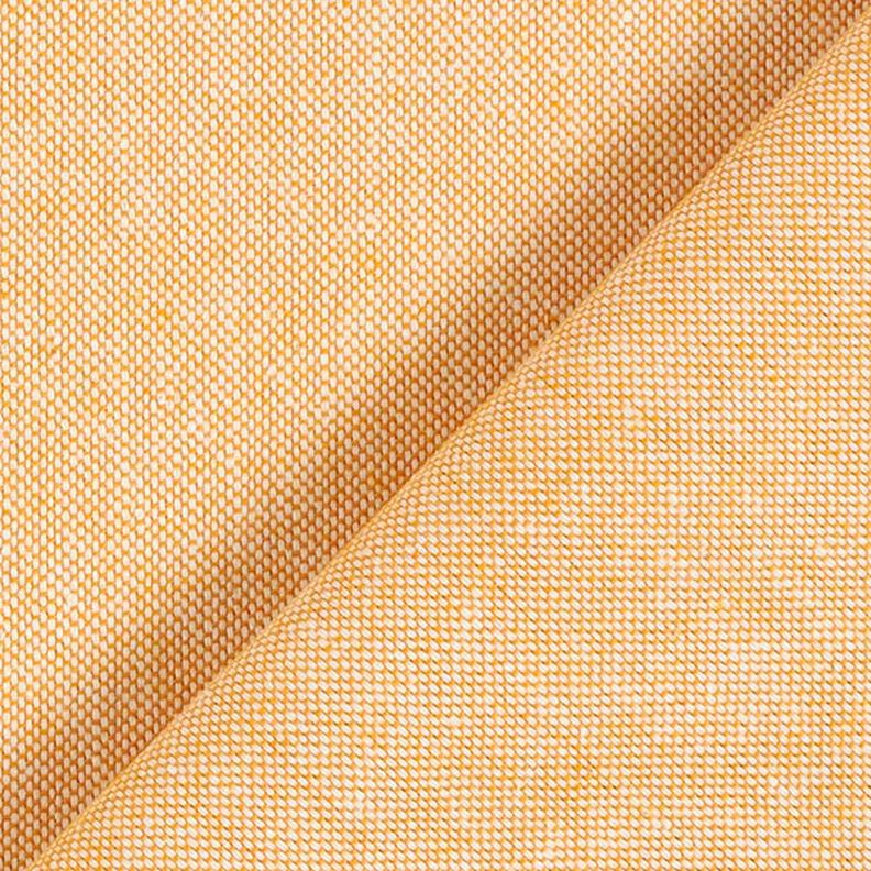 Dekorační látka polopanama šambré, recyklovaná – broskvově oranžová/přírodni,  image number 3