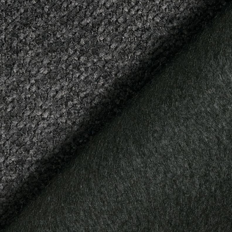 Čalounická látka měkký vlas – antracitová,  image number 3