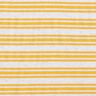 Viskózový žerzej s nepravidelnými třpytivými pruhy – vlněná bílá/sluníčkově žlutá,  thumbnail number 1
