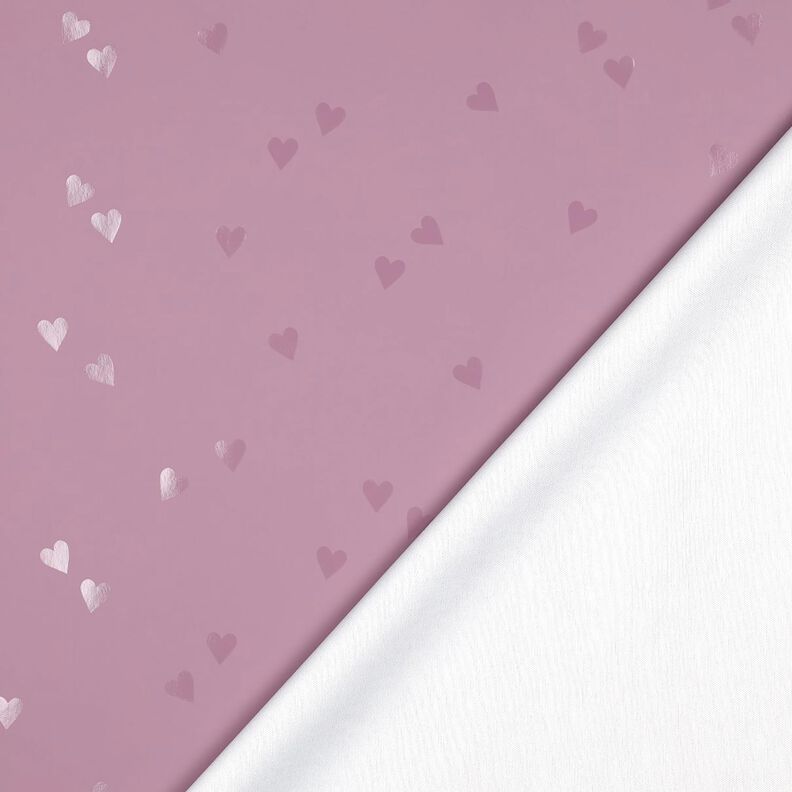 Látka na pláštěnky Malá srdíčka | Poppy Fabrics – světle starorůžová,  image number 4