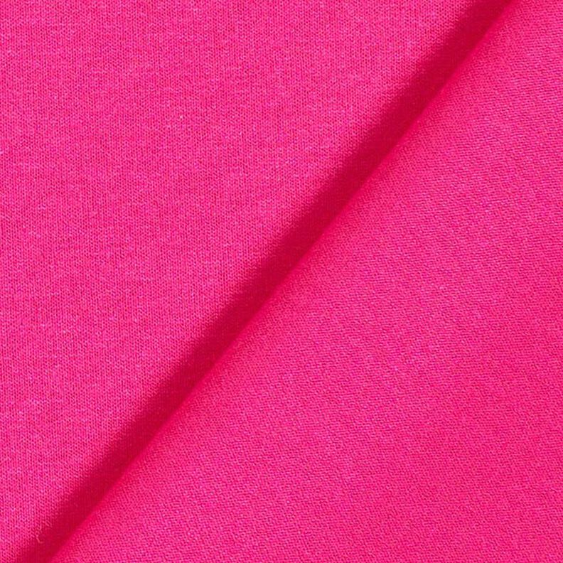 Viskózový žerzej lehký – výrazná jasně růžová,  image number 4